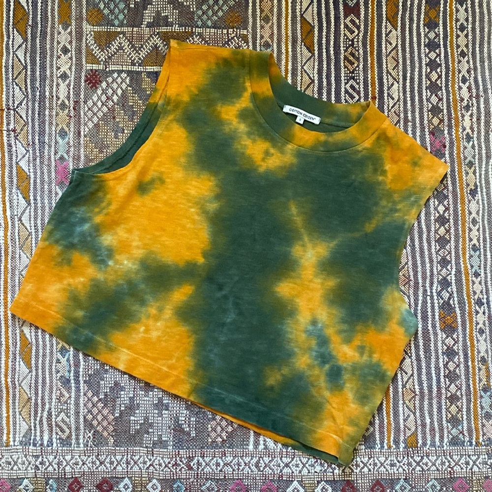 Cotton Citizen Tie Dye Crop Top